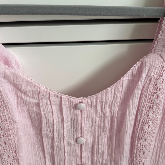 Wild Fable Pink Ruffle Sleeve Top - Picture 5 of 9